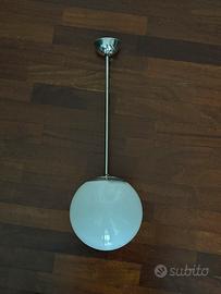 Lampadario vintage decó anni 50 .