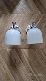 💡 Coppia Applique in Vetro Soffiato a Mano