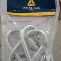 Moschettone a vite in acciaio n.5 pz