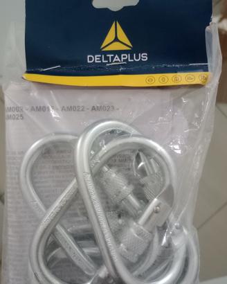 Moschettone a vite in acciaio n.5 pz