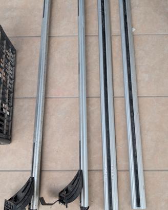 Barre portatutto con vari accessori