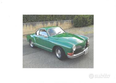 VOLKSWAGEN 1973-karmann ghia coupe'-colore verde