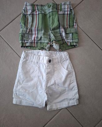 pantaloncini bimbo 9 -12 mesi 74 cm 