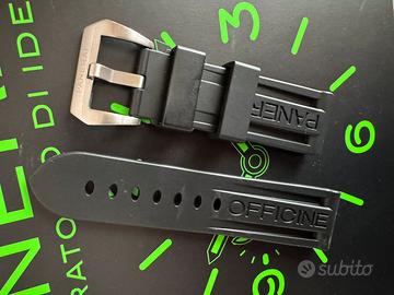 Panerai originale cinturino caucciu 24/22