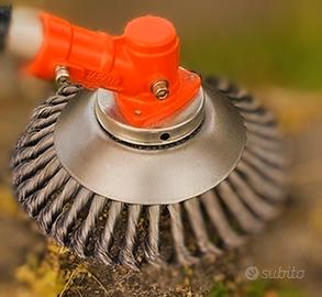 testa in acciaio per decespugliatore 200mm