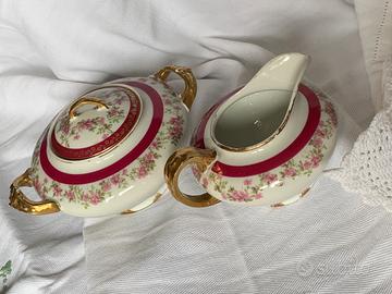 Porcellana GDA France lattiera e zuccheriera