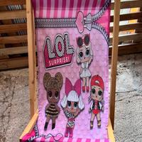 sdraio  sedia in legno lol surpise bambini estate