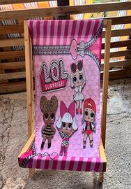 sdraio  sedia in legno lol surpise bambini estate