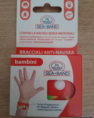 Braccialetto antinausea bambini