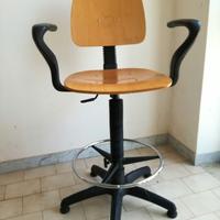 Topsit, Sedia girevole Tecnica lavoro poggibraccio