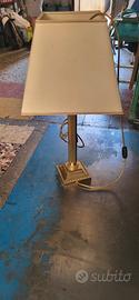 abat jour con base in ottone
