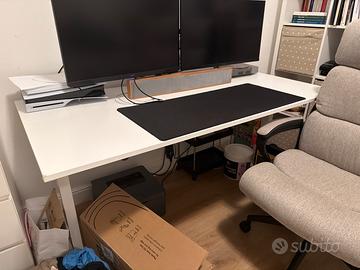 Scrivania bianca 180x80