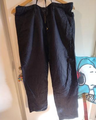pantaloni uomo Lino 100%