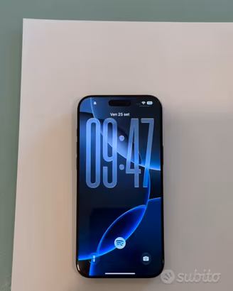 iPhone 16 Pro Max 256GB Titanio Nero