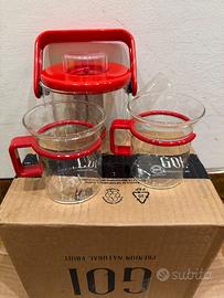 Set te’ Bodumvintage anni 70 rosso 5+1