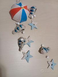 Scaccia-spiriti fatto a mano a tema marino