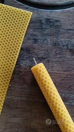 Candele fatte a mano 100% cera d'api