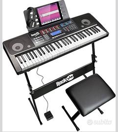 Kit tastiera pianoforte RockJam a 61 tasti