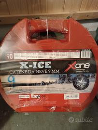 Catene da neve x-ice 9 mm gruppo 90, nuove