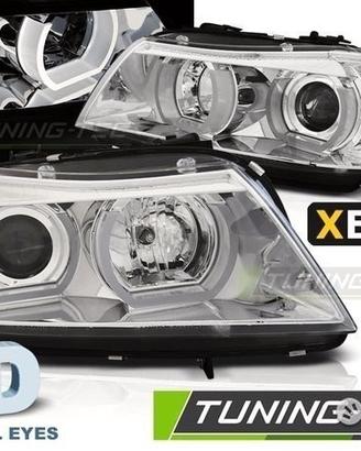 Fari Xenon 3D Angel Eyes BMW Serie 3 E90/91 05-08
