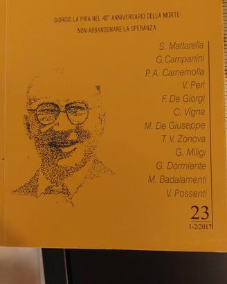 quaderni Giorgio La Pira