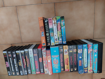 Vhs film e cartoni