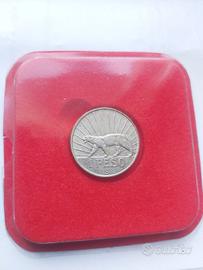 Uruguay  1 peso 1942 argento