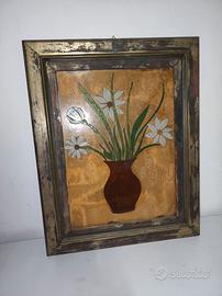 QUADRO MURANO ARTIGIANALE IN VETRO MASTRO VETRAIO