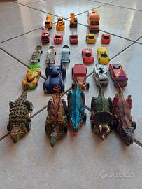 calendario avvento 24 pezzi macchine dinosauri  