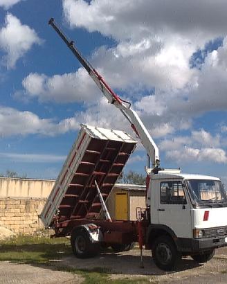 Iveco 109.14 RIBALTABILE + GRU' - 1986