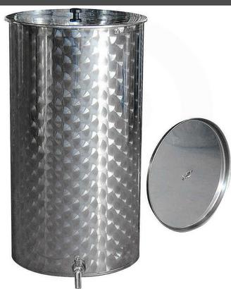 Vasca in acciaik inox per olio e vino 300 lt