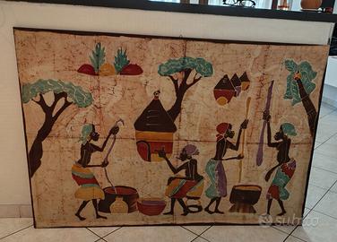 Quando Batik africano vintage