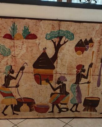 Quando Batik africano vintage