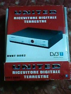 Decoder UNITED DVBT 9082  ric.dig.terrestre NUOVO