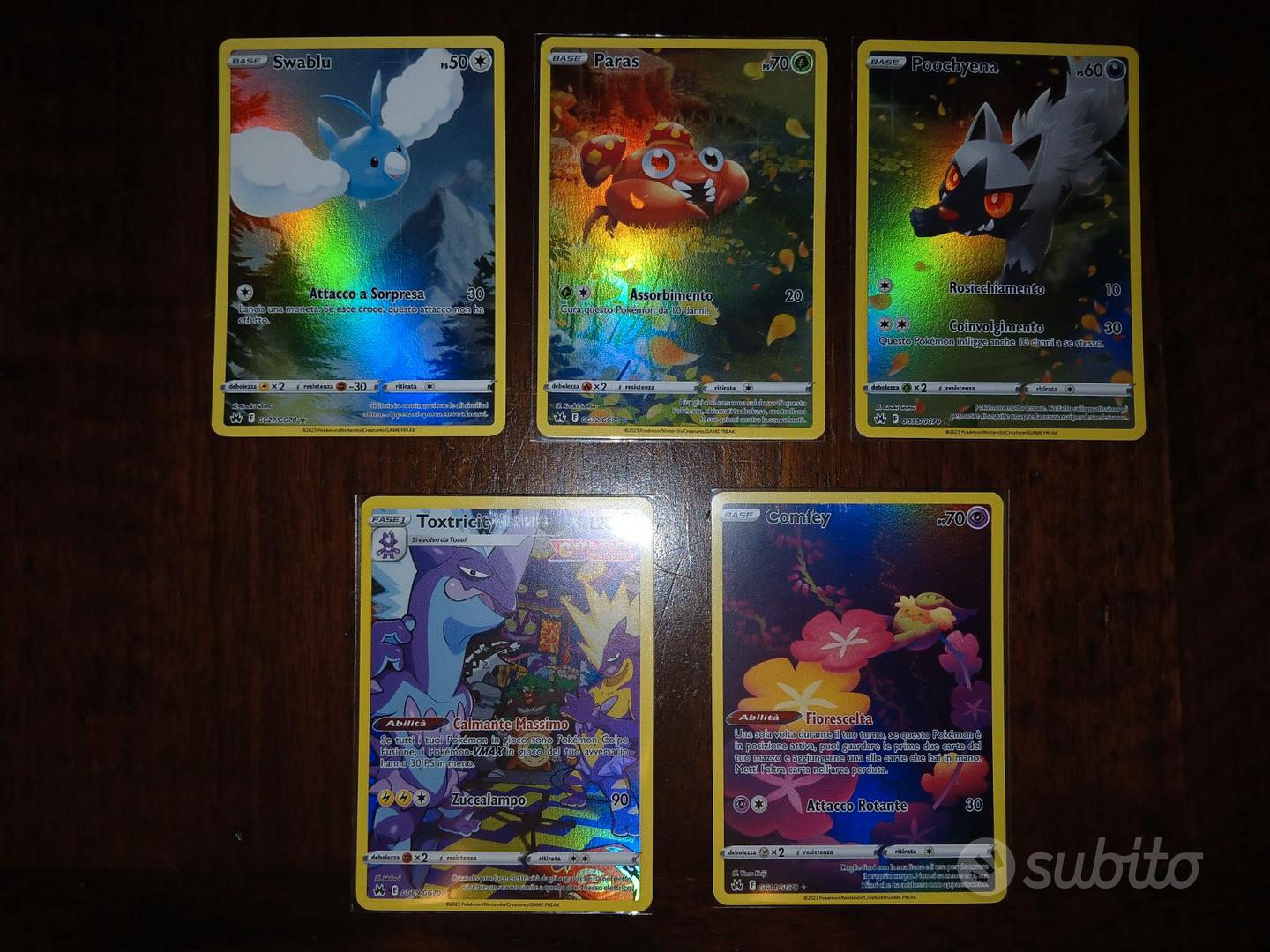 Lotto 150 Carte Pokemon In ITA/JAP 100% Diverse V/EX/Vmax/Vastro - Foto 3