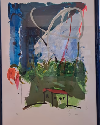 litografia Mario Schifano