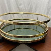 Carrellino circolare in ottone