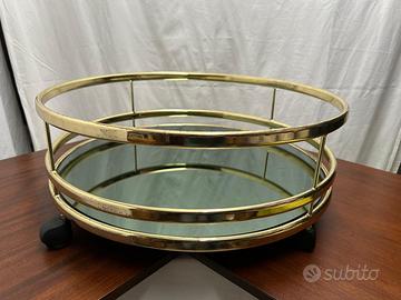 Carrellino circolare in ottone