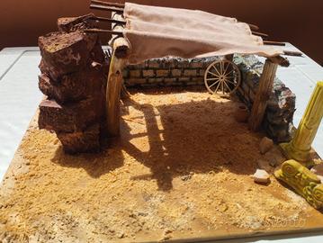 presepe - scenario capanna