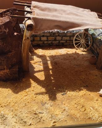 presepe - scenario capanna