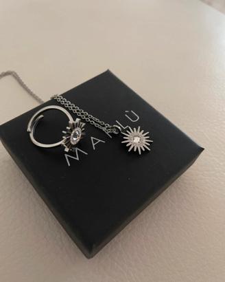 Collana e anello Marlù