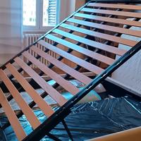 Struttura letto matrimoniale con contenitore