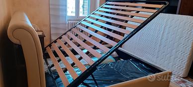 Struttura letto matrimoniale con contenitore