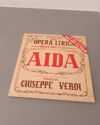 33 giri Aida di Giuseppe Verdi 