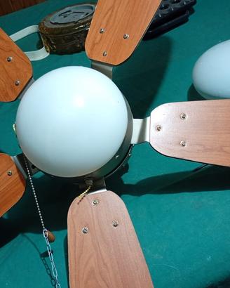 Lampadario ventilatore a soffitto 5 pale