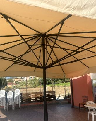 Ombrelloni giardino terrazza ristorante pizzeria