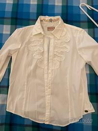 Camicia bisnca Marlboro in cotone