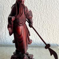 Antica statua ‘900 Cina - Guan Gong Yu