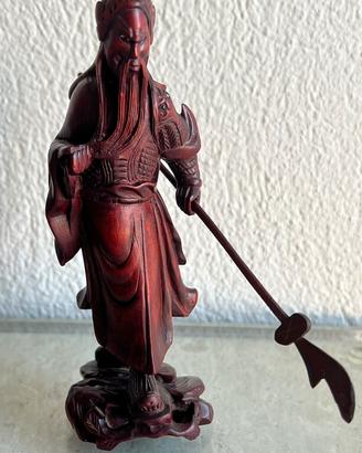 Antica statua ‘900 Cina - Guan Gong Yu