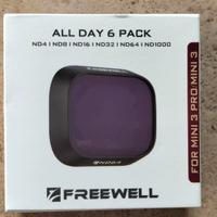 Filtri ND FREEWELL ALL DAY 6 PACK per DJI Mini 3